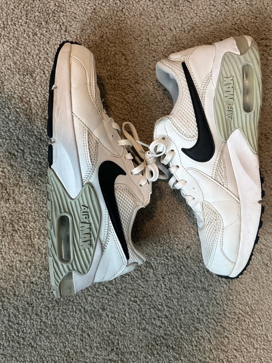 Nike Shoes - Nike White and Black Air Max Trainers